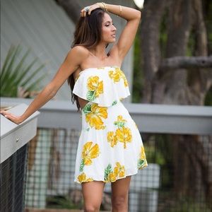Hawaiian Mini Tube Dress
